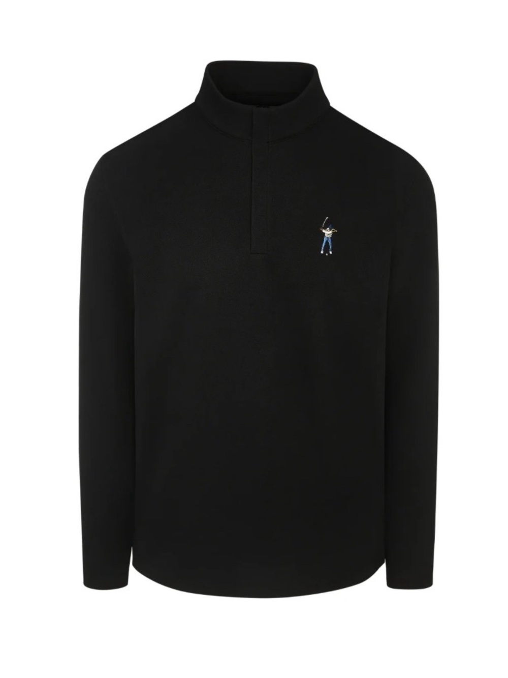 Eastside Golf Men’s Quarter Zip 1/4 Black Size XL Embroidered Pullover